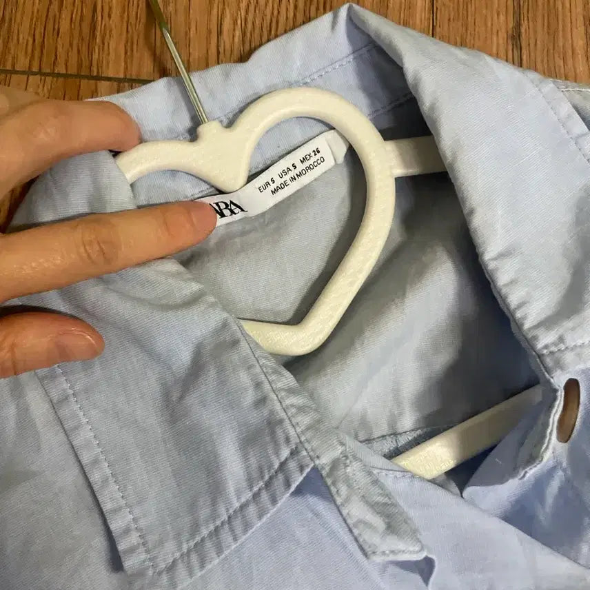 [BUNJANG] ZARA Light Blue Short Sleeve Shirt / 개당) ZARA 자라 하늘색 반팔 셔츠 남방 보세 등