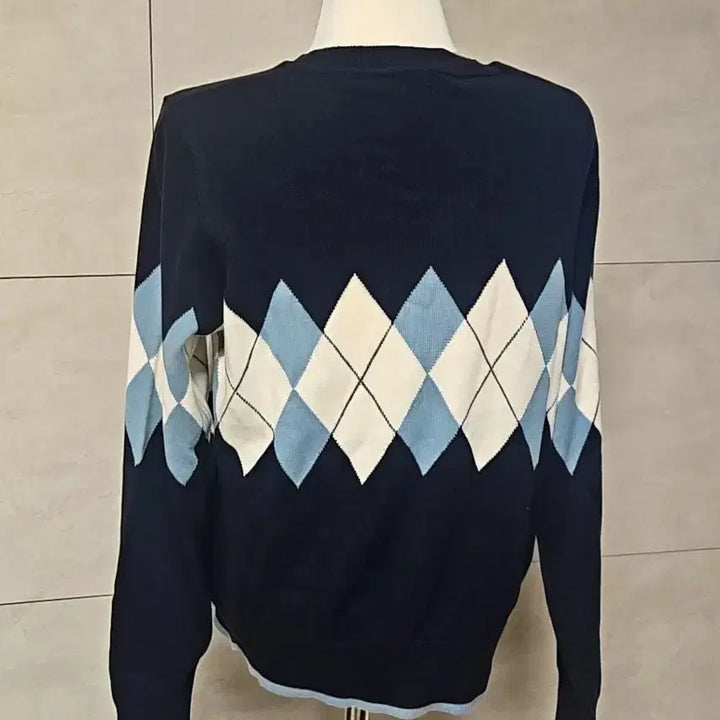 [BUNJANG] LBL Argyle Cotton Knit (with tags) / (  텍 붙은 ) LBL 아가일 면 니트
