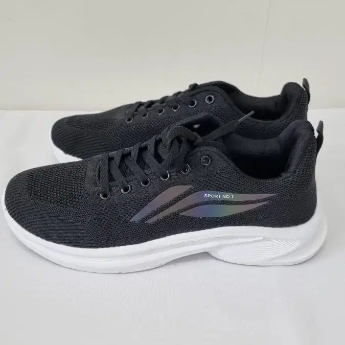 [BUNJANG] Lightweight Black Mesh Running Sneakers / 러닝 블랙 메쉬 운동화