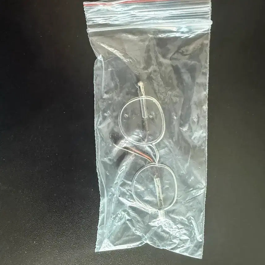 [BUNJANG] 10cm Doll Round Silver Wire-Rimmed Glasses / 10cm 인형 안경
