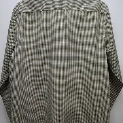 [BUNJANG] Lacoste Khaki Check Slim Fit Shirt / 라코스테 카키체크 셔츠 슬림핏 드라이완료