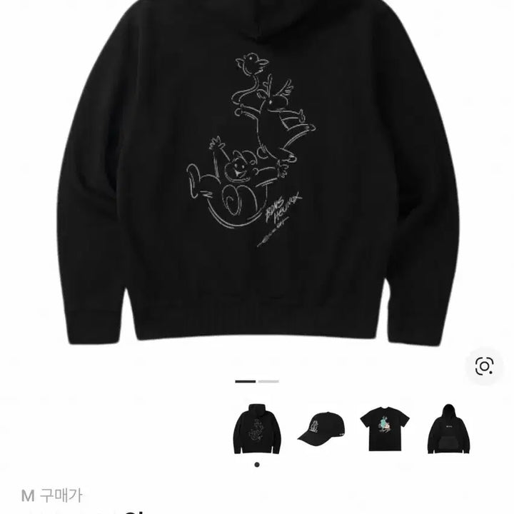 [BUNJANG] Helinox x Badnors x Eric Oh Hooded Sweatshirt Black / 헬리녹스 x 빠더너스 x 에릭 오 후드 블랙