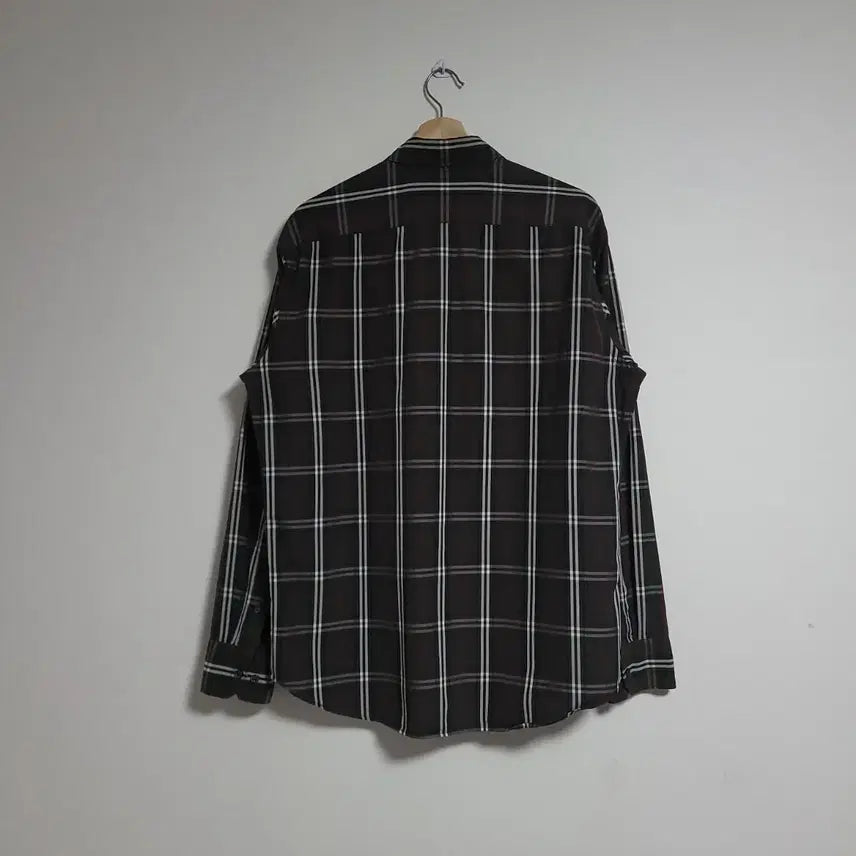 [BUNJANG] Beanpole Check Slim Fit Shirt / (110) BEANPOLE  빈폴 체크 남방 셔츠 슬림핏