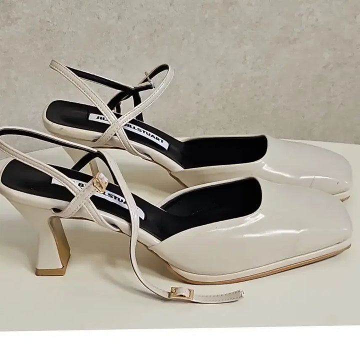 [BUNJANG] JILLSTUART Strap Heels Ivory 250 / 미사용.질바이질스튜어트 스트랩 힐 아이보리 250