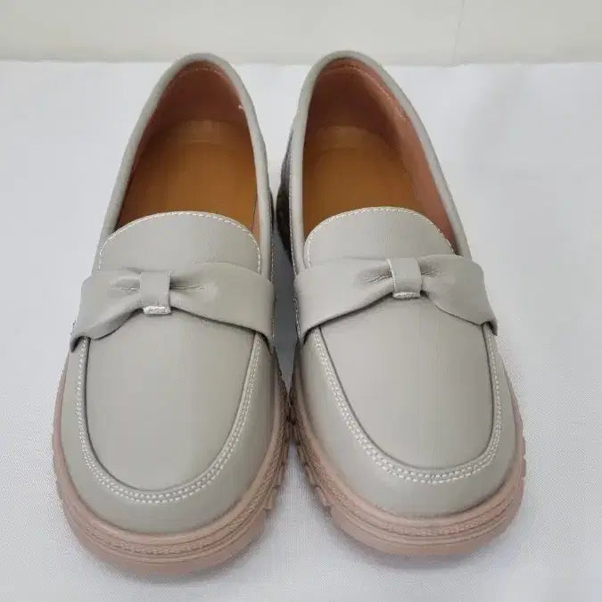 [BUNJANG] Ribbon Detail Loafers - Women&