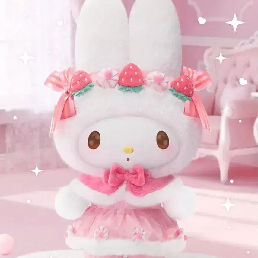 [BUNJANG] TopToy My Melody Strawberry Cookie Large Plush Doll / 현물 바로배송/ 탑토이 마이멜로디 스트로베리 쿠키 대형 봉제인형
