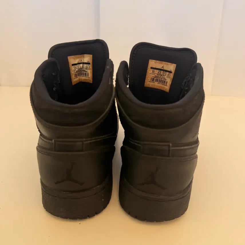 [BUNJANG] Nike Air Jordan Mid Triple Black Sneakers / 나이키 에어 조던 (nike air jordan) 미드 트리플 블랙
