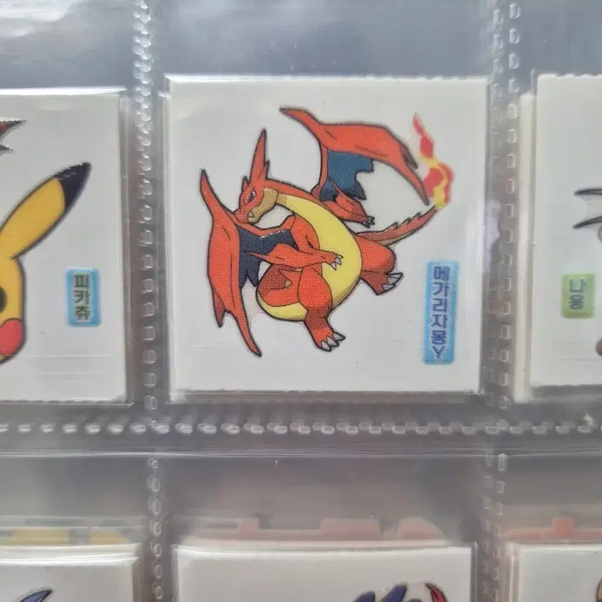[BUNJANG] Pokemon Mega Version XY Stickers 92 Types Rare / 포켓몬 메가버전 XY 띠부씰 띠부실 씰 92종 희귀 팝니다