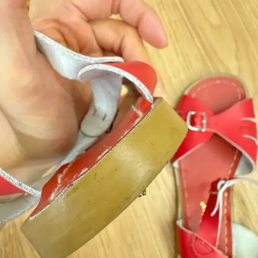 [BUNJANG] Salt-Water Sandals Classic Red Size 6W8 / 솔트워터 샌들 클래식 레드 6w8
