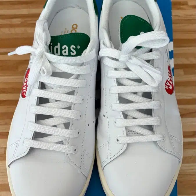 [BUNJANG] Adidas x Human Made Stan Smith White Sneakers (Size 265) / [265] 아디다스 x 휴먼메이드 스탠스미스 화이트