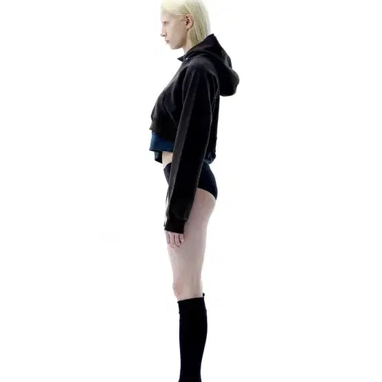 [BUNJANG] LOADNGROOM Ariella Hoodie Washed Black / LOADNGROOM Ariella 후드티 워싱 블랙