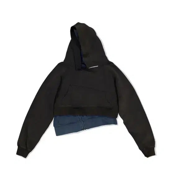 [BUNJANG] LOADNGROOM Ariella Hoodie Washed Black / LOADNGROOM Ariella 후드티 워싱 블랙