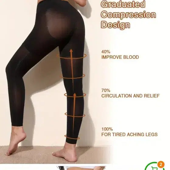 [BUNJANG] Compression Black Leggings / 착압 블랙 레깅스