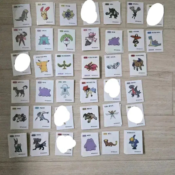 [BUNJANG] Pokemon Stickers / 포켓몬 띠부씰 판매