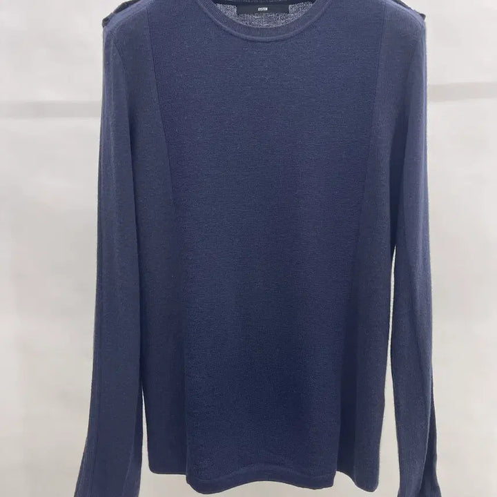 [BUNJANG] System Homme Shoulder Epaulet Detail Long Sleeve Knit / 시스템옴므 어깨 견장 포인트 긴팔니트