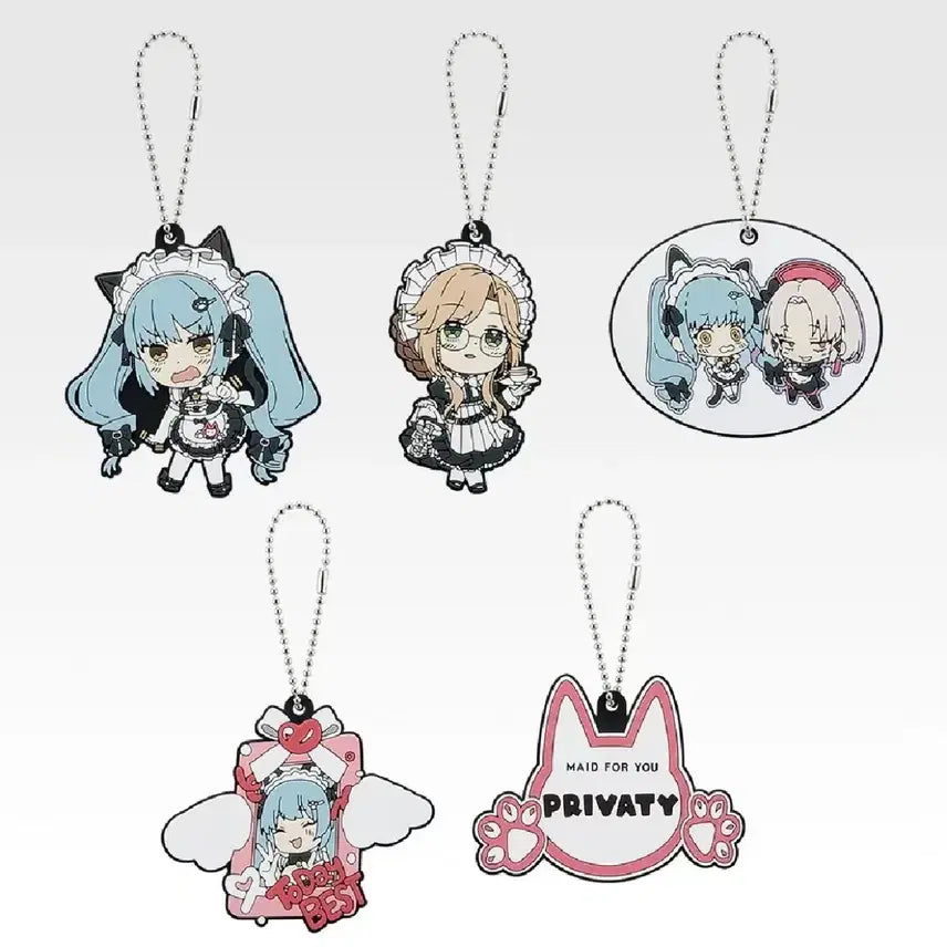 [BUNJANG] Nikke Ichiban Kuji Chapter 7 Rubber Charm Set / 제일복권 니케 챕터 7 러버참 (I상) 전 5종