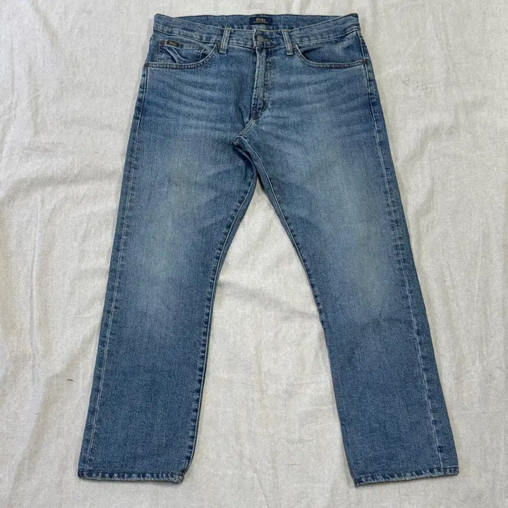 [BUNJANG] Polo Ralph Lauren Slim Straight Mid-Blue Denim Pants Size 32 / 폴로랄프로렌 슬림스트레이트 중청 데님팬츠 32