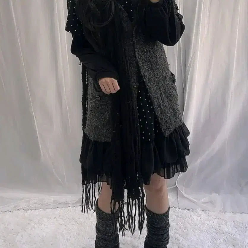 [BUNJANG] Miya Vintage Cape Mori Set / 미야빈티지 케이프모리 세트
