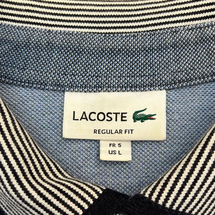 [BUNJANG] Lacoste Pique Cotton Short Sleeve Polo T-Shirt / 라코스테 카라 반팔 티셔츠 (5)