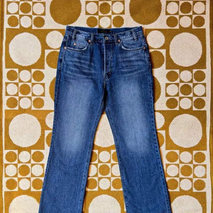 [BUNJANG] Hong Taejun Bird Note Bootcut Denim Pants / (홍태준) 버드노트 부츠컷 데님팬츠