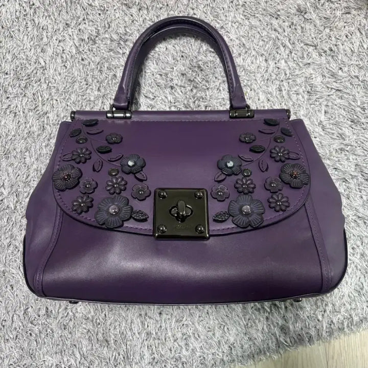 [BUNJANG] Coach Floral Top Handle Bag / 코치 드리프터 플로럴 탑핸들 가방