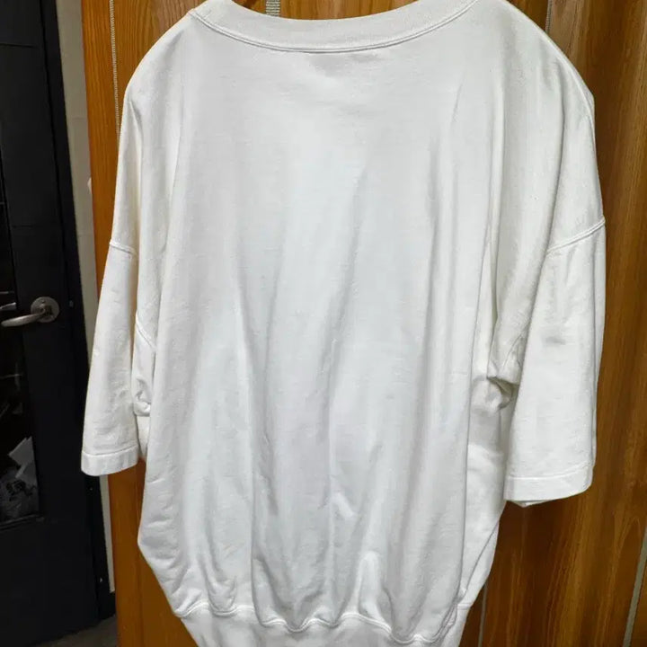[BUNJANG] Auralee Super High Gauge Sweat P/O White / 오라리 슈퍼 하이 게이지 스웨트 빅 티 화이트