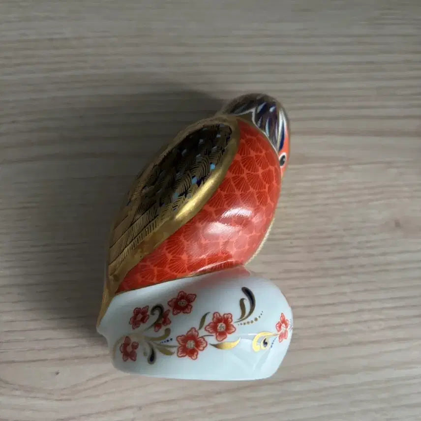 [BUNJANG] Royal Crown Derby Imari Kingfisher Paperweight Figurine / 영국 로얄크라운더비 페이퍼웨이트 이마리 킹피셔 앤틱 피겨린