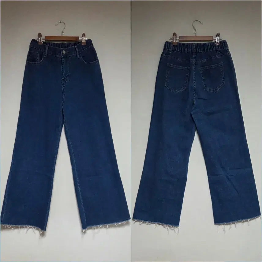 [BUNJANG] Banding Wide Denim Pants / 밴딩 와이드 데님 팬츠