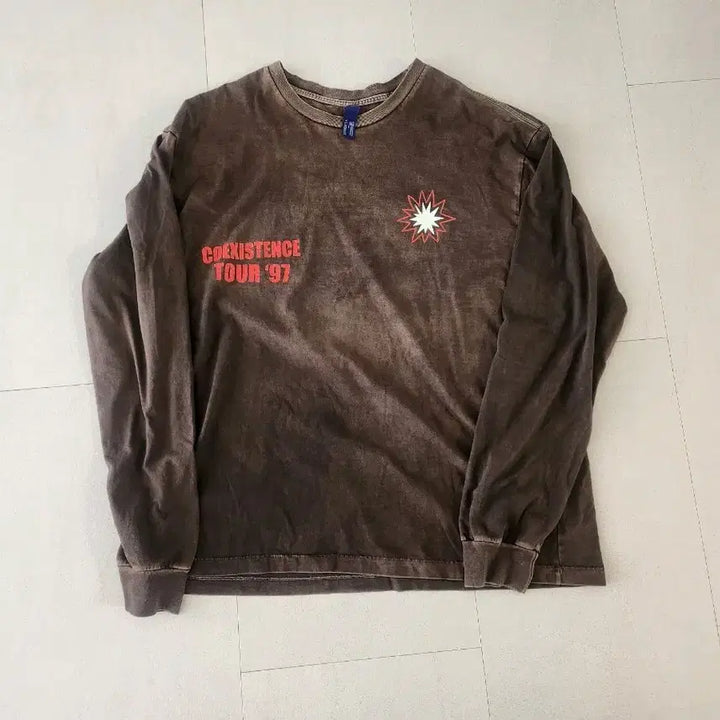 [BUNJANG] Blind Files Vintage Long Sleeve T-Shirt / [2] 블라인드파일즈 롱슬리브