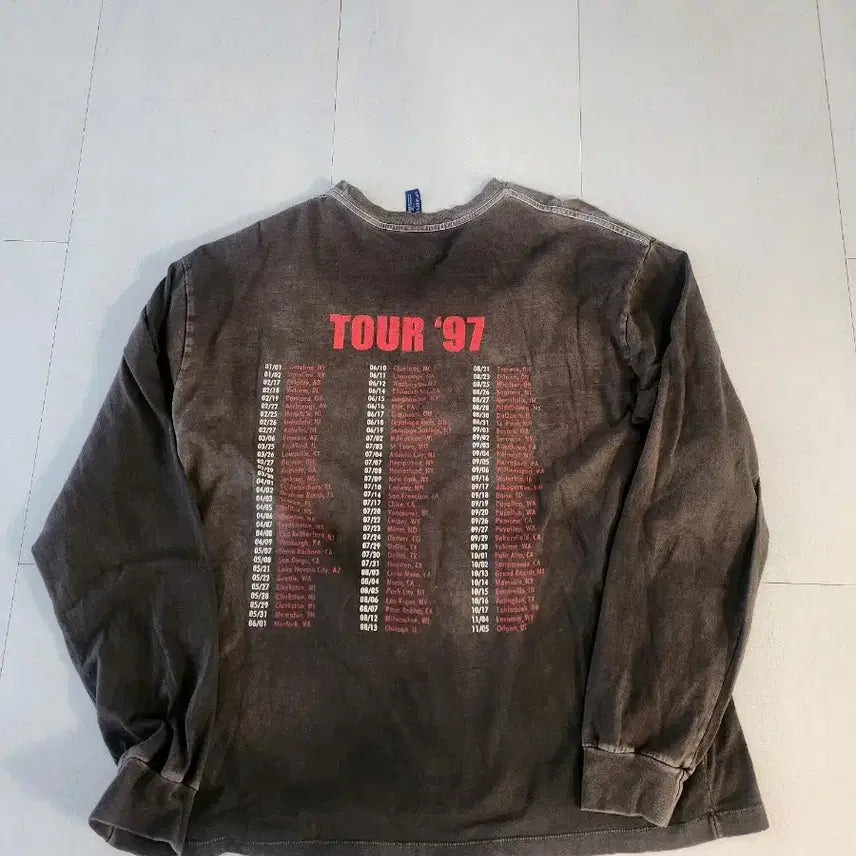 [BUNJANG] Blind Files Vintage Long Sleeve T-Shirt / [2] 블라인드파일즈 롱슬리브