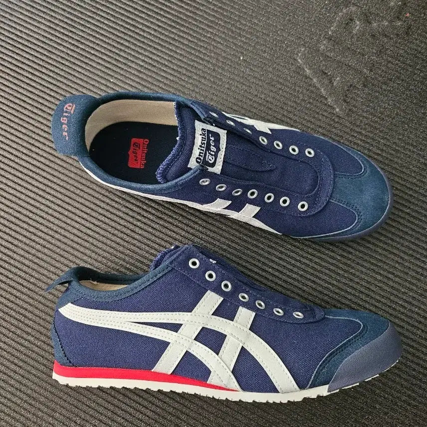 [BUNJANG] Onitsuka Tiger Mexico 66 Slip-On Navy/White Size 260 / 새상품 오니츠카타이거 멕시코66 슬립온 260
