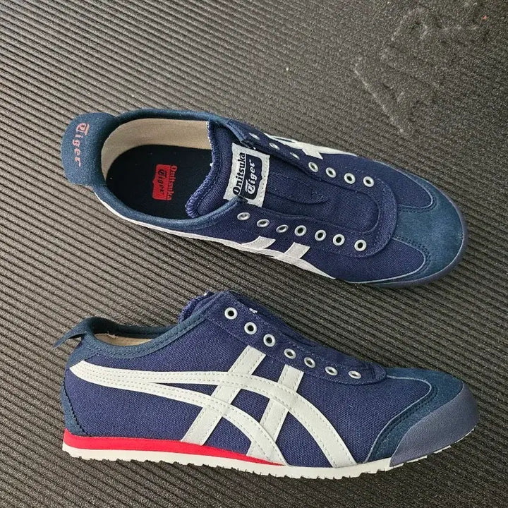 [BUNJANG] Onitsuka Tiger Mexico 66 Slip-On Navy/White Size 260 / 새상품 오니츠카타이거 멕시코66 슬립온 260
