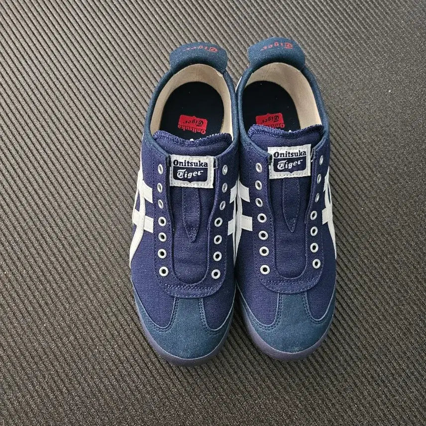 [BUNJANG] Onitsuka Tiger Mexico 66 Slip-On Navy/White Size 260 / 새상품 오니츠카타이거 멕시코66 슬립온 260