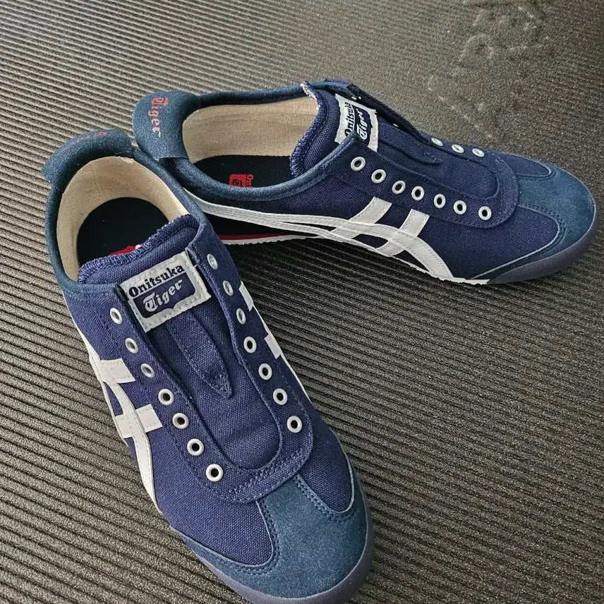 [BUNJANG] Onitsuka Tiger Mexico 66 Slip-On Navy/White Size 260 / 새상품 오니츠카타이거 멕시코66 슬립온 260