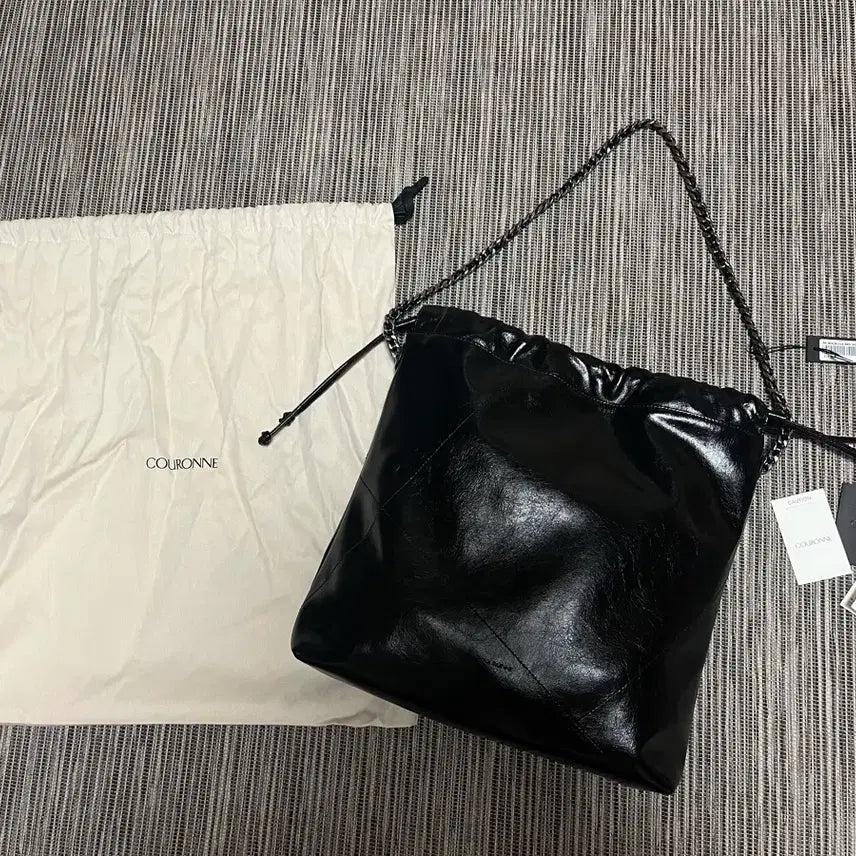 [BUNJANG] Couronne Chain Shoulder Bag &amp; Tote Bag / 쿠론 체인숄더백 및 토드백 신상로고 풀셋 새상품