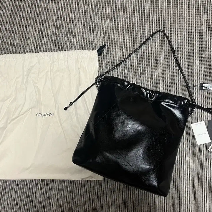 [BUNJANG] Couronne Chain Shoulder Bag &amp; Tote Bag / 쿠론 체인숄더백 및 토드백 신상로고 풀셋 새상품