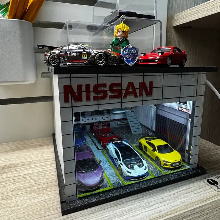 [BUNJANG] J-Fans GTR Nismo Garage Diorama / 지팬스 지티알 니스모 차고 디오라마