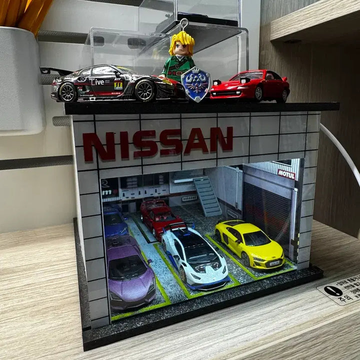 [BUNJANG] J-Fans GTR Nismo Garage Diorama / 지팬스 지티알 니스모 차고 디오라마