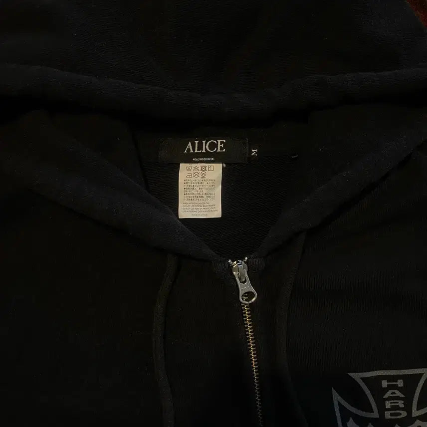 [BUNJANG] Alice Hollywood Zip-Up Hoodie / 엘리스 할리우드 alice hollywood 집업 후드