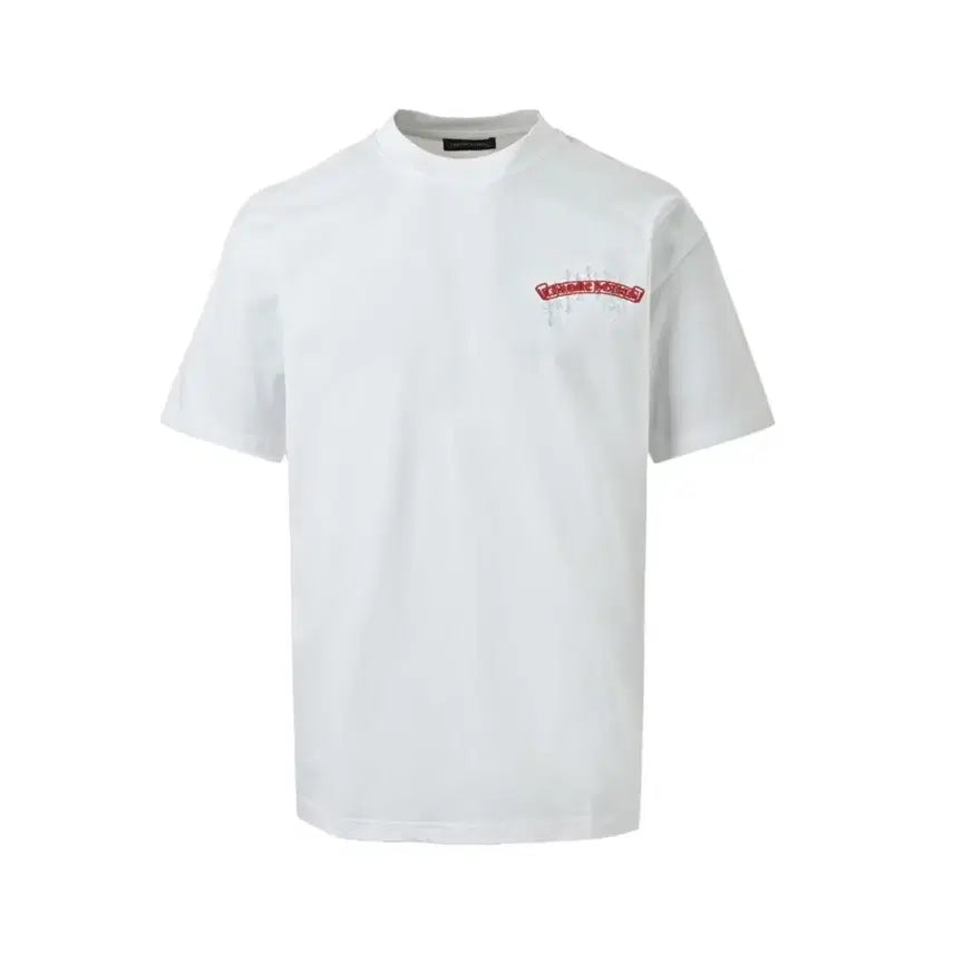 [BUNJANG] Chrome Hearts Cross Embroidery Short Sleeve T-Shirt / 크롬하츠 십자가 자수 반팔 티셔츠