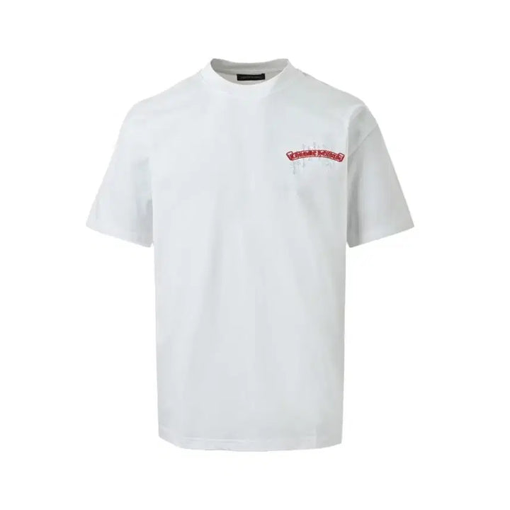 [BUNJANG] Chrome Hearts Cross Embroidery Short Sleeve T-Shirt / 크롬하츠 십자가 자수 반팔 티셔츠