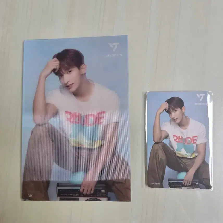 [BUNJANG] Seventeen DK Hologram Card &amp; Photocard Set / 세븐틴 DK 도겸 홀로그램카드 &amp; 포토카드