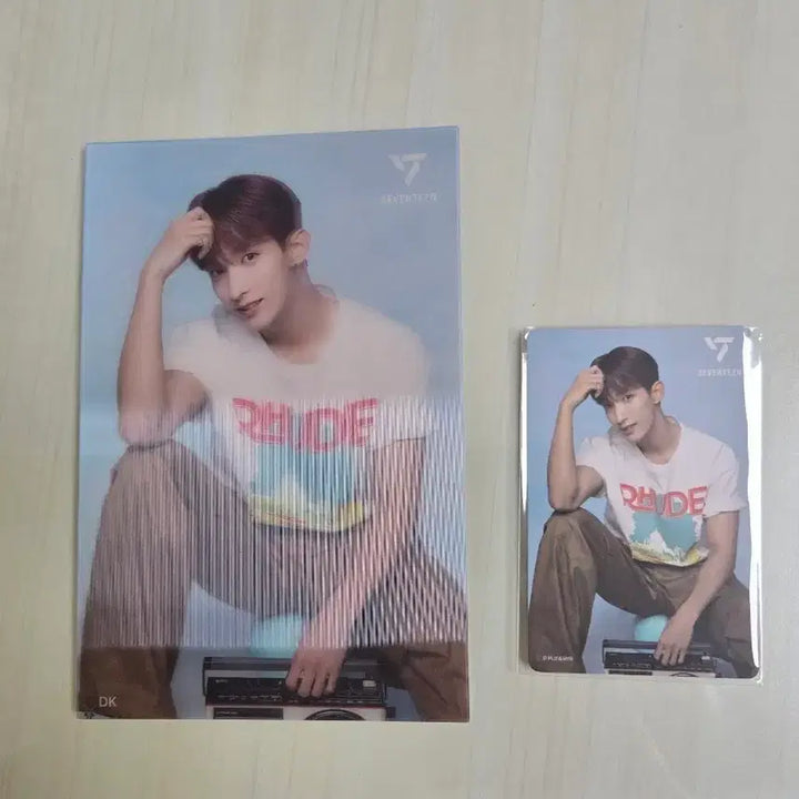 [BUNJANG] Seventeen DK Hologram Card &amp; Photocard Set / 세븐틴 DK 도겸 홀로그램카드 &amp; 포토카드