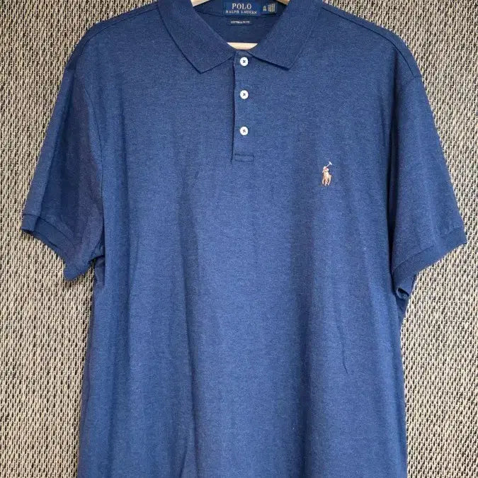 [BUNJANG] Polo Ralph Lauren Navy Short Sleeve Polo Shirt XL / [새제품] 폴로 랄프로렌 반팔 폴로셔츠 / 네이비 XL