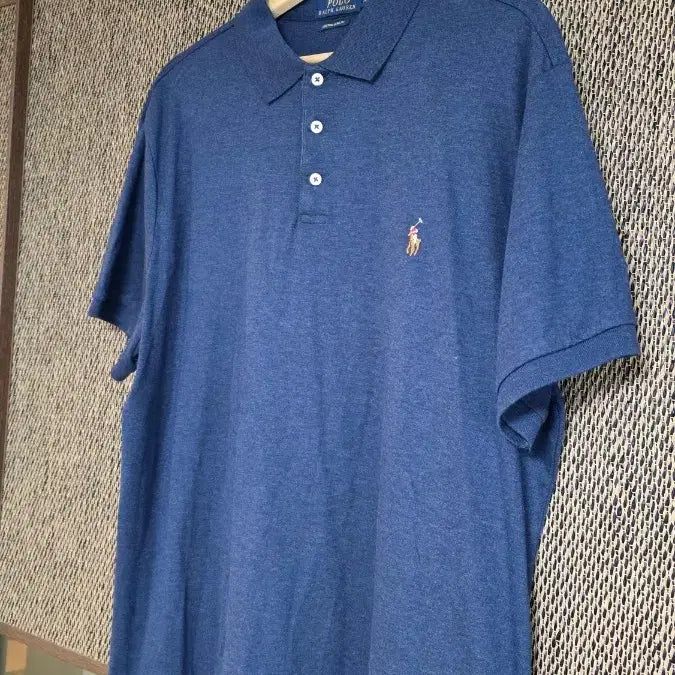 [BUNJANG] Polo Ralph Lauren Navy Short Sleeve Polo Shirt XL / [새제품] 폴로 랄프로렌 반팔 폴로셔츠 / 네이비 XL