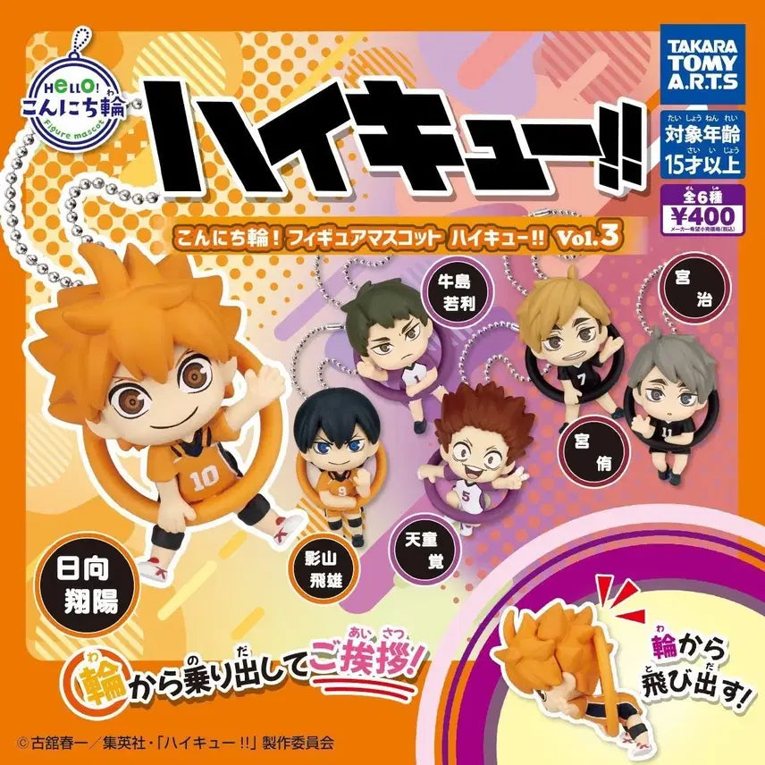 [BUNJANG] Haikyuu!! Konnichiwa Gacha Hinata, Ushijima, Tendo / 하이큐 곤니치와 가챠 히나타 우시지마 텐도