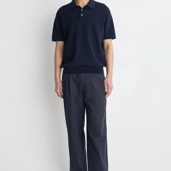[BUNJANG] Pottery Comfort Polo Knit T-Shirt / [새상품] 포터리 컴포트 폴로 니트