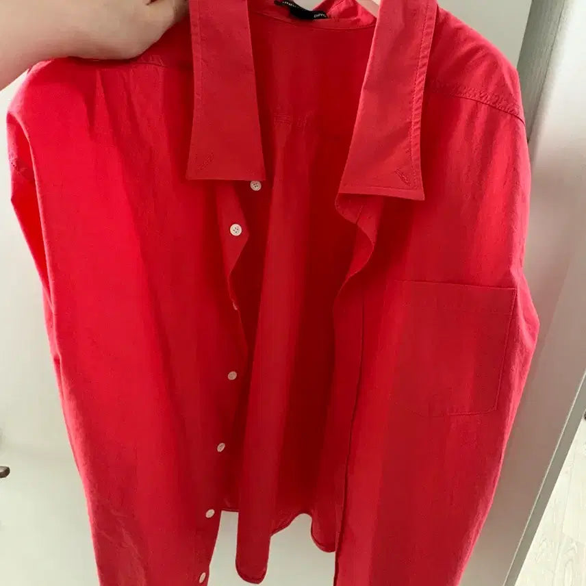 [BUNJANG] Understanding Shirt Red Color / 언더스탠딩 셔츠 레드컬러