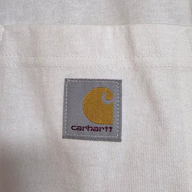 [BUNJANG] Carhartt White Logo Pocket T-Shirt / [신품급] 칼하트 반팔 티셔츠