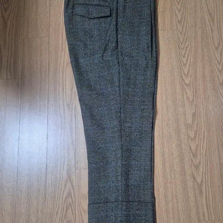 [BUNJANG] Wooyoungmi 20FW Main Check Turn-up Pants / [46]우영미 20fw 메인체크 턴업 팬츠